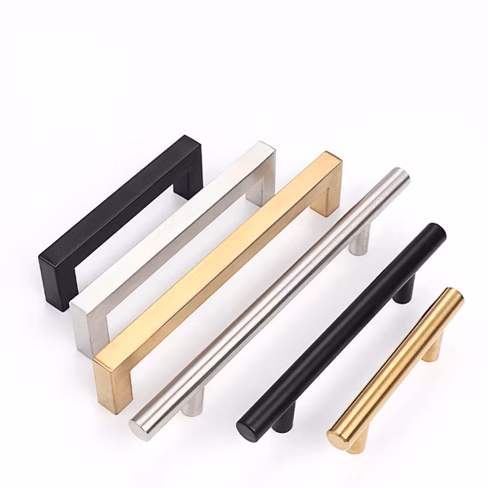 Personalizzazione di base Maniglia a leva per porta della camera da letto per porta in legno Maniglie per porte interne moderne in acciaio inossidabile 304 Maniglia per porta in oro nero satinato